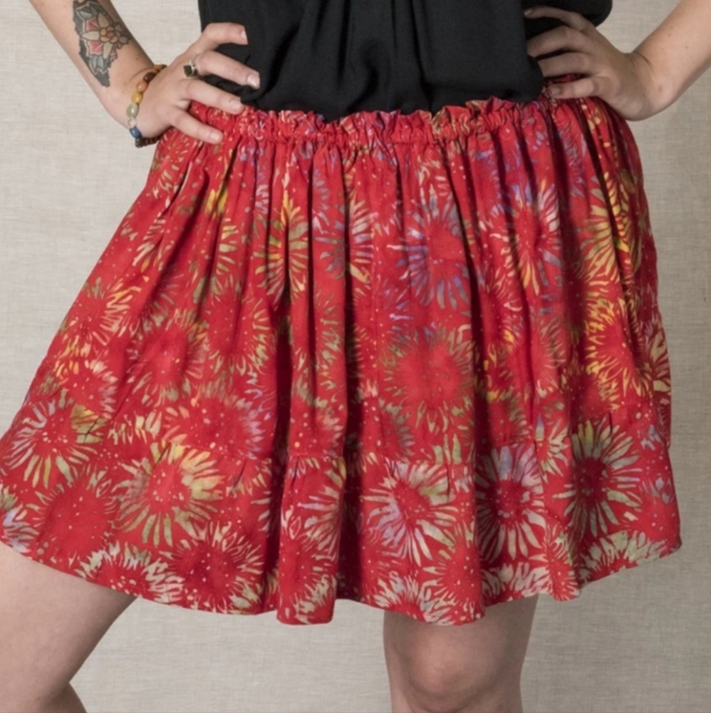 Boho miniskirt